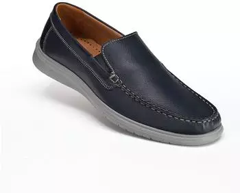 IMAC Men's Comfort Loafer with Removable Insole blau