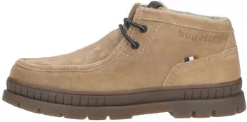 Bugatti Suede Lace-Up Ankle Boot beige