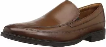 Clarks Kippfrei Slipper dark tan