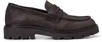Marc O'Polo Loafer in Waxed Suede dark graphite