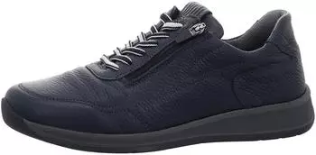 Waldläufer KILIAN Sneaker Schnürschuh mit seitlichem Reißverschluss, K-Weite (686003-199) asphalt