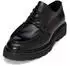Marc O'Polo Slightly Glossy Calfskin Slip-On Boots schwarz