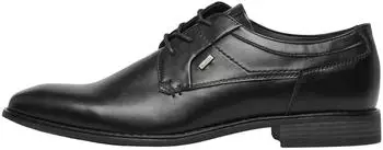 s.Oliver Women's Lace-Up - Leather Look, Patent Leather, elegant schwarz