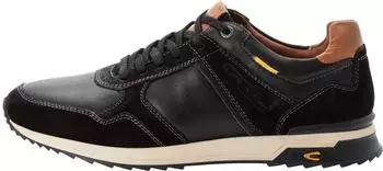 Camel Active Alley Oxford Lace-Up Shoes in Leather schwarz/cognac