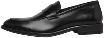 s.Oliver Women's Slip-On - Loafer in Leather schwarz