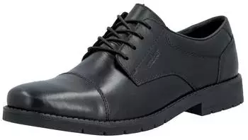 Rieker Lace-up Dress Shoe Business Lace-up Low Shoe in Elegant Design schwarz