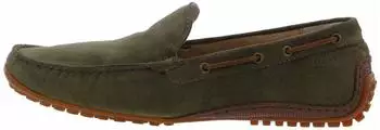 Sioux Callimo Slipper Leder Gummisohle gr&uuml;n