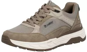 Rieker Sportlicher Schn&uuml;rer stone/lehm/beige