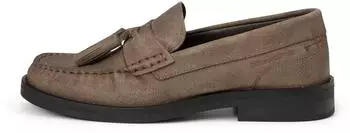 Marc O'Polo Loafer aus gewachstem Veloursleder brokat