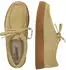 Clarks Boxbee Walla Mokassin mit Cupsohle in Krepp-Optik beige