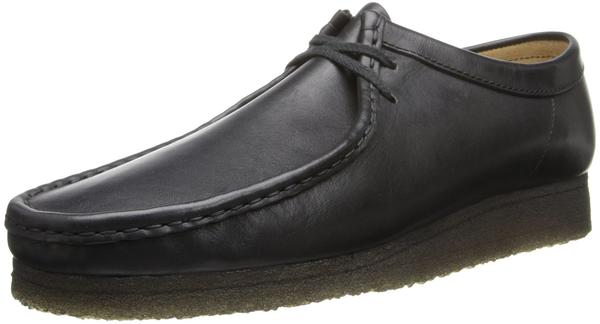 Clarks Wallabee black leather