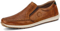 Rieker Slipper Slip on Sneaker, Schlupfschuh, Loafer mit perforiertem Blatt