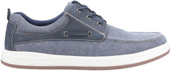 Hush Puppies Men's Aiden Lace Up Boat Shoes Navy