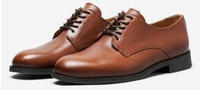Selected Slhlouis Leather Derby Shoe B Noos (16070194) cognac