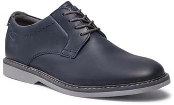 Clarks Atticus Lace navy leather