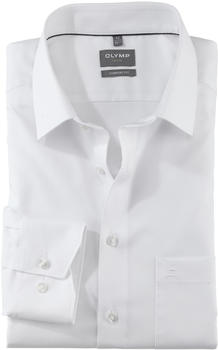 OLYMP Luxor Bügelfreies Business Hemd Comfort Fit Kent (1031-44-00) weiß