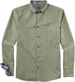OLYMP Casual Freizeithemd Regular Fit Karo Button-Down (4042-44-45) grün