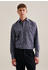 Seidensticker Popeline Business Hemd in Comfort mit Kentkragen Floral (01.342400-0035) grau