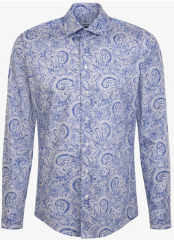 Seidensticker Popeline Business Hemd in X-Slim mit Kentkragen Paisley (01.943990-0013) blau