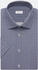 Seidensticker Popeline Kurzarm Business Hemd in Regular mit Kentkragen Druck (01.143911-0013) blau