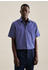 Seidensticker Popeline Business Hemd in Regular mit Kentkragen Druck (01.144011-0017) blau