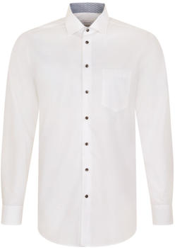 Seidensticker Bügelfreies Popeline Business Hemd in Regular mit Kentkragen Uni (01.144350-0001) weiß