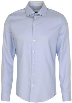 Seidensticker Bügelfreies Twill Business Hemd in Slim mit Kentkragen Uni (01.643516-0011) blau
