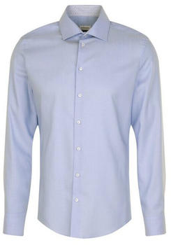 Seidensticker Bügelfreies Twill Business Hemd in Shaped mit Kentkragen und extra langem Arm Uni (01.843515-0011) blau