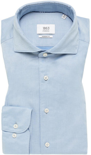 Eterna Modern Fit Soft Luxury Shirt (1SH11816) hellblau