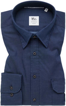 Eterna Slim Fit Soft Luxury Shirt (1SH12577) denim