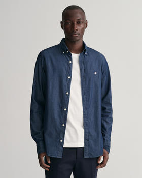 GANT Indigoblaues Slim-Fit-Hemd (3000402) dark indigo