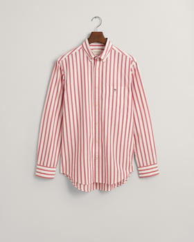 GANT Regular Fit Popeline-Hemd mit breiten Streifen (3240039) ruby red