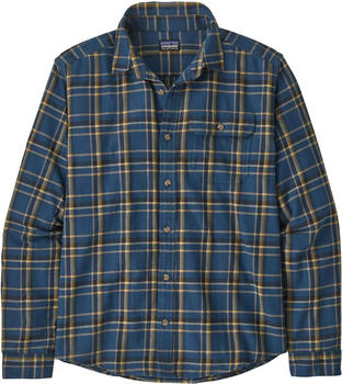 Patagonia Men's Long-Sleeved Cotton in Conversion Fjord Flannel Shirt major tidepool blue