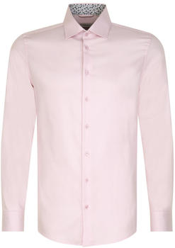 Seidensticker Twill Business Hemd in Slim mit Kentkragen Uni (01.643514-0042) pink