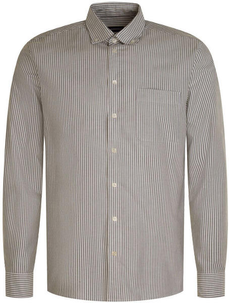 Seidensticker Oxford Casual Hemd in Regular mit Button-Down-Kragen Streifen (01.144132-0018) blau