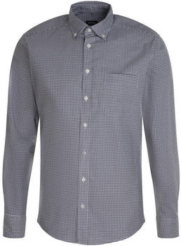 Seidensticker Oxford Casual Hemd in Regular mit Button-Down-Kragen Karo (01.144162-0018) blau