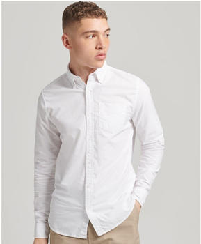 Superdry Cotton Oxford Long Sleeve Shirt (M4010653A) weiß