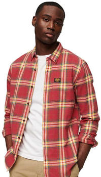 Superdry Cotton Lumberjack Long Sleeve Shirt (M4010727A) rot