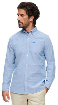 Superdry Cotton Oxford Long Sleeve Shirt (M4010653A) blau