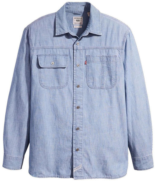 Levi's Auburn Worker Langarm-shirt (A7224) linde chambray - blau