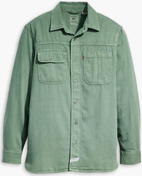 Levi's Auburn Worker Langarm-shirt (A7224) olie forest garment dye - grün