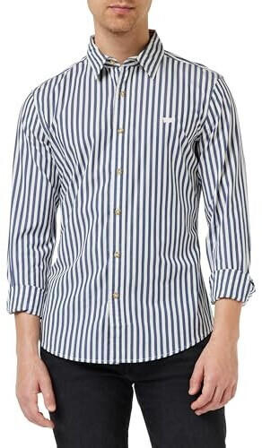 Levi's Slim Fit Long Sleeved Shirt (86625) dean stripe estate blue