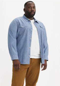 Levi's Big Relaxed Fit Western Shirt (A3565) organic ctn chambray light