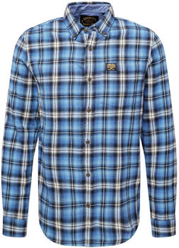 Superdry Cotton Lumberjack Langarm-Shirt (M4010727A) burghley check blue