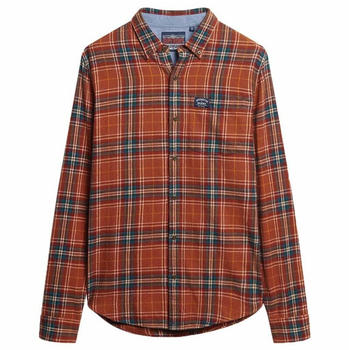 Superdry Cotton Lumberjack Langarm-Shirt (M4010727A) drayton check orange
