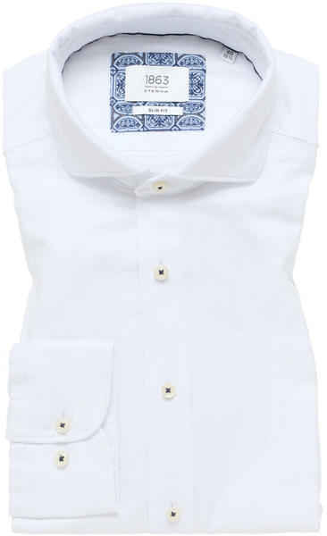 Eterna Slim Fit Linen Shirt (1SH00626) weiß