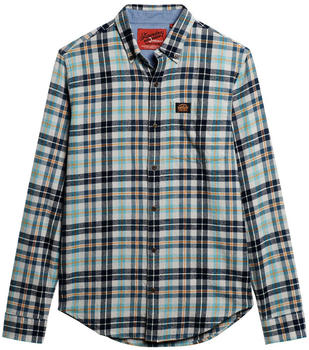 Superdry Cotton Lumberjack Langarm-Shirt (M4010727A) canyon check light grey