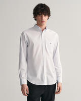 Gant Langarmhemd "REG POPLIN BANKER SHIRT" Banker Stripe Popeline, leichte...