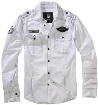 Brandit Luis Vintage Long Sleeve Shirt ( 4023) white