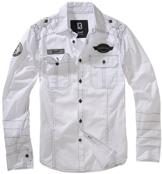 Brandit Luis Vintage Long Sleeve Shirt ( 4023) white